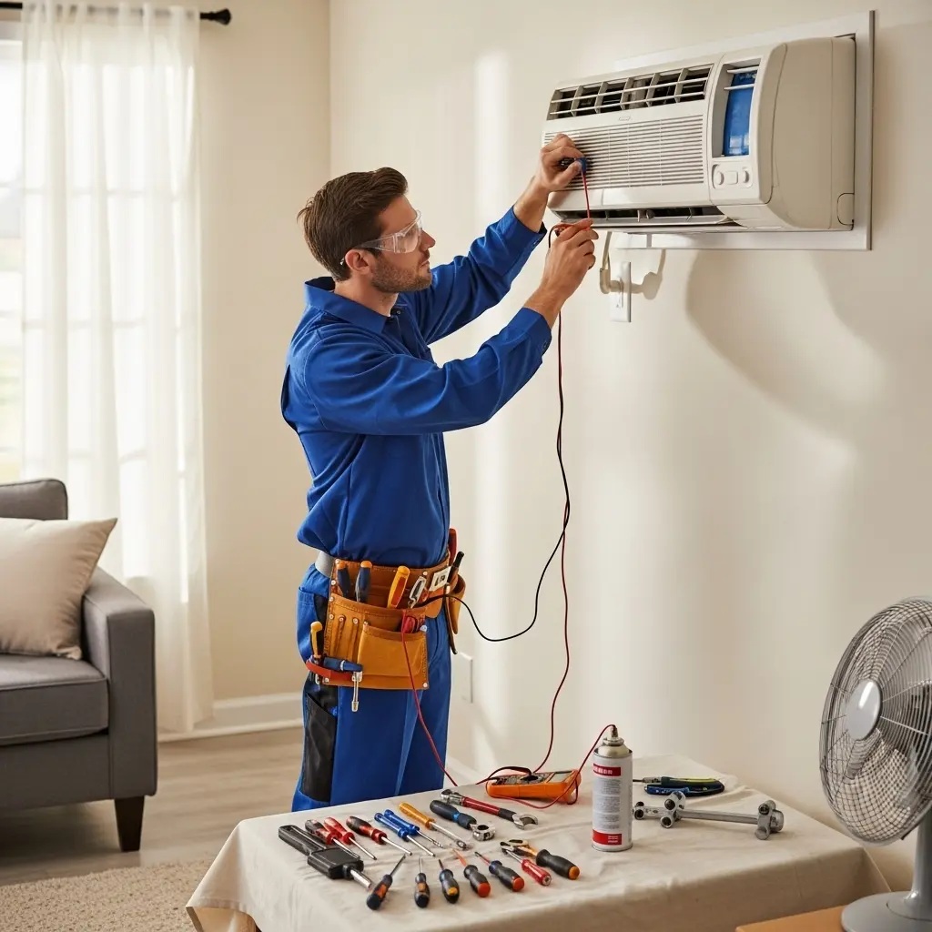 Altındağ Daikin Daikin klima gaz dolumu ve bakım – Enerji verimliliği artırıldı. - Teknik servis örneği